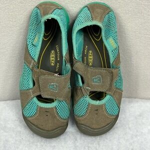 Keen Breezemont Mesh Mary Janes Kids Hiking Water‎ Sandals Size 3 Green